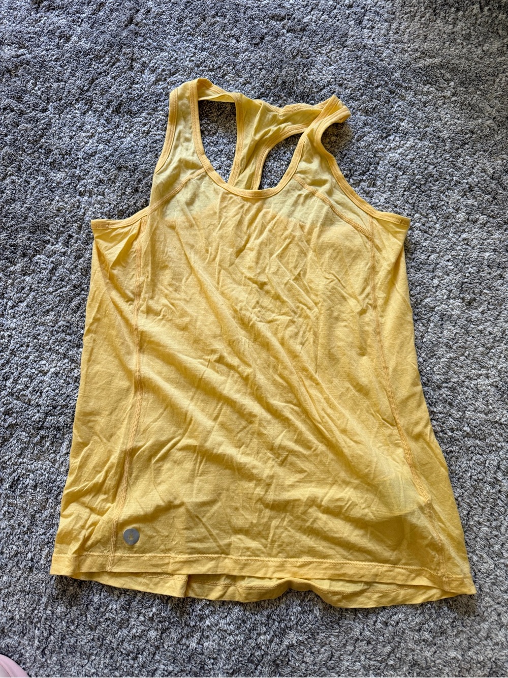 Smartwool Yellow Racerback Performance Tank